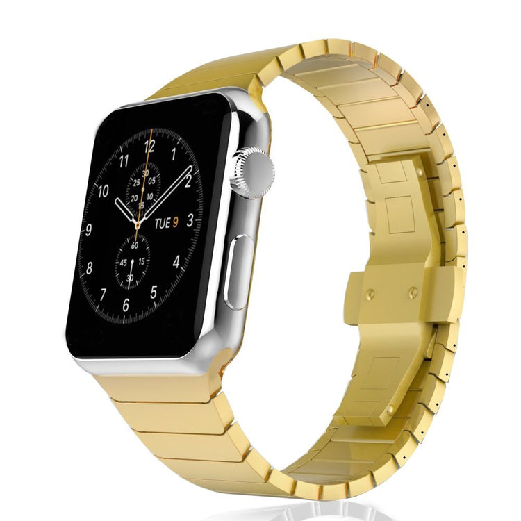 Apple Watch - Premium Edelstahl Gliederarmband in Gold