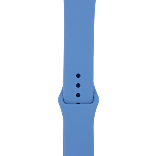 Apple Watch - Silikon Sportarmband in Mittelblau