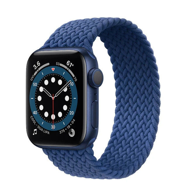 Apple Watch - Geflochtenes Loop Armband in Blau