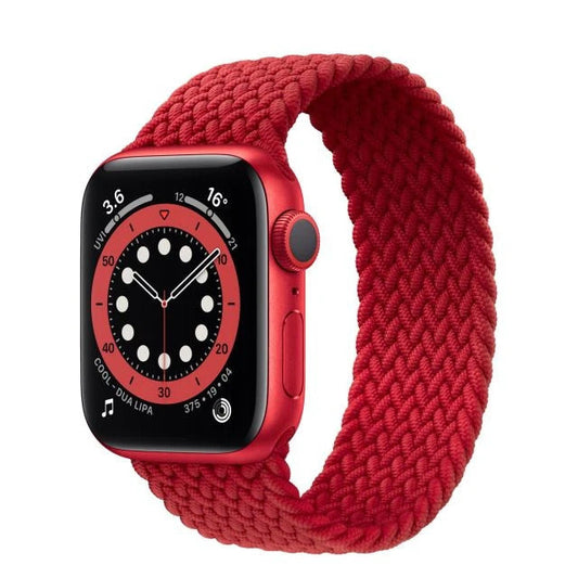 Apple Watch - Geflochtenes Loop Armband in Rot