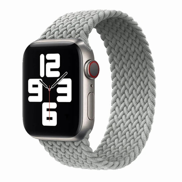 Apple Watch - Geflochtenes Loop Armband in Grau