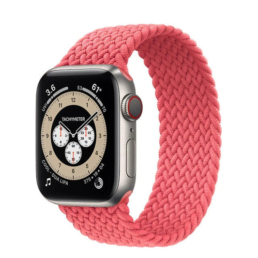 Apple Watch - Geflochtenes Loop Armband in Rosa