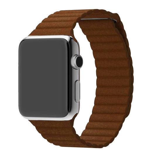 Apple Watch - Lederarmband Magnetverschluss in Braun