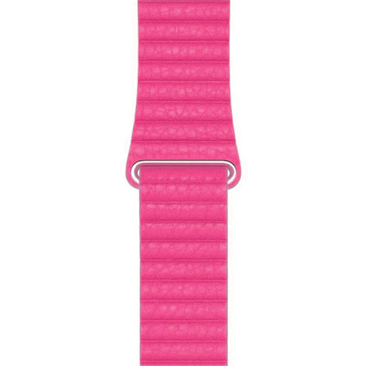 Apple Watch - Lederarmband Magnetverschluss in Pink