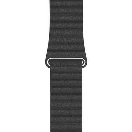 Apple Watch - Lederarmband Magnetverschluss in Schwarz