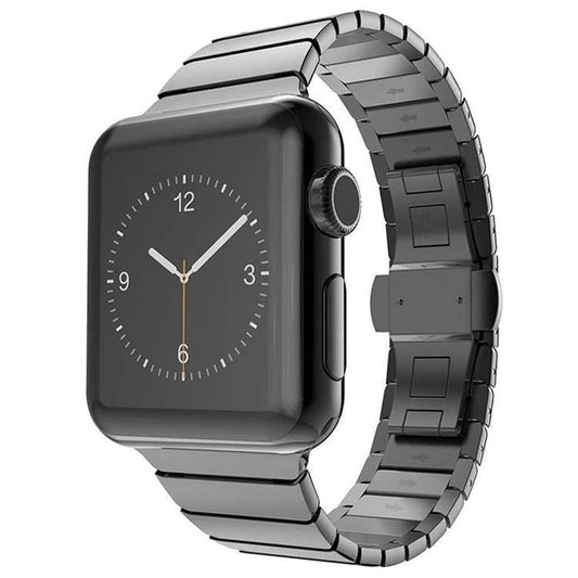 Apple Watch - Premium Edelstahl Armband - Schwarz - CITYCASE