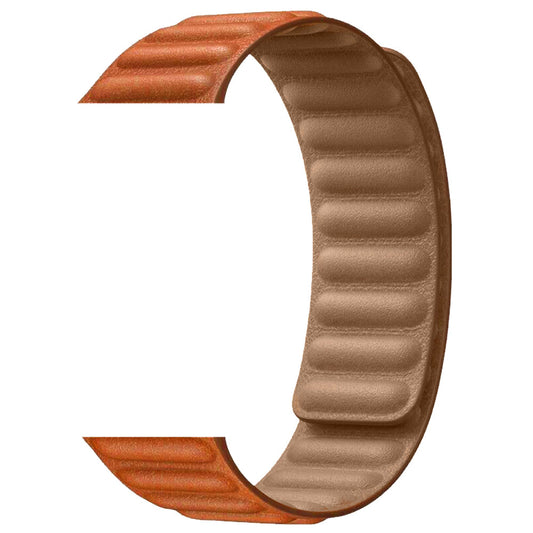 Apple Watch - Lederarmband Magnetverschluss in Sienna Braun